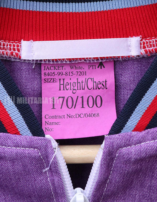 イギリス軍　PTIジャケット　運動用ブルゾン　パープル