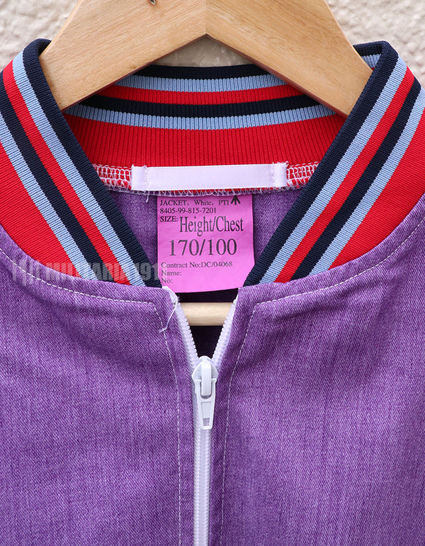 イギリス軍　PTIジャケット　運動用ブルゾン　パープル