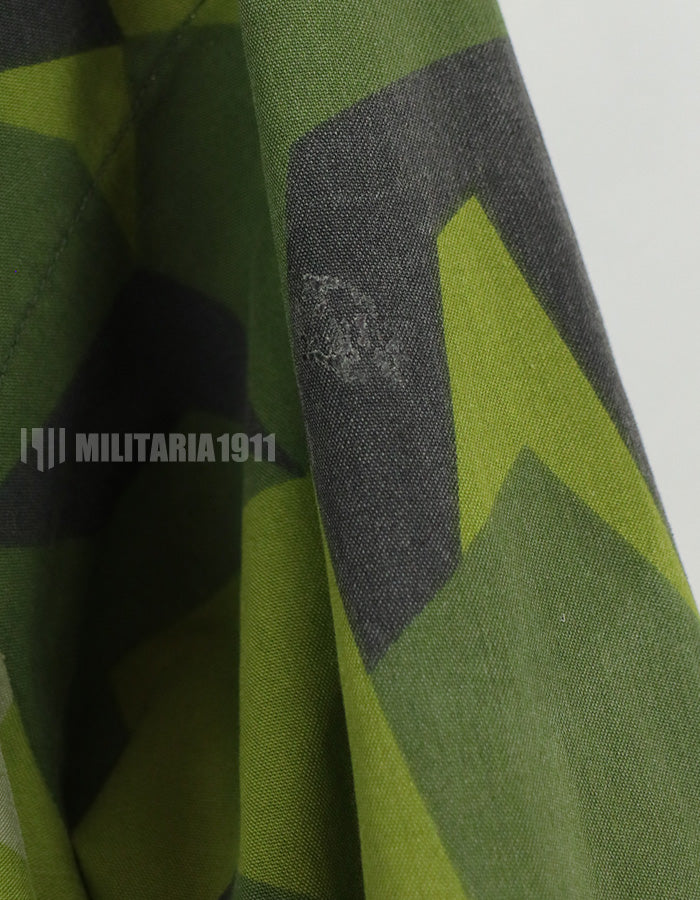 実物　スウェーデン軍　M90 カモフラージュ　フィールドジャケット　1989年製　軍官給品