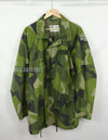 実物　スウェーデン軍　M90 カモフラージュ　フィールドジャケット　1993年製　軍官給品 B