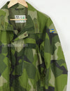 実物　スウェーデン軍　M90 カモフラージュ　フィールドジャケット　1993年製　軍官給品 B