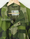 実物　スウェーデン軍　M90 カモフラージュ　フィールドジャケット　1993年製　軍官給品 B