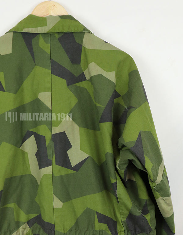 実物　スウェーデン軍　M90 カモフラージュ　フィールドジャケット　1993年製　軍官給品 B