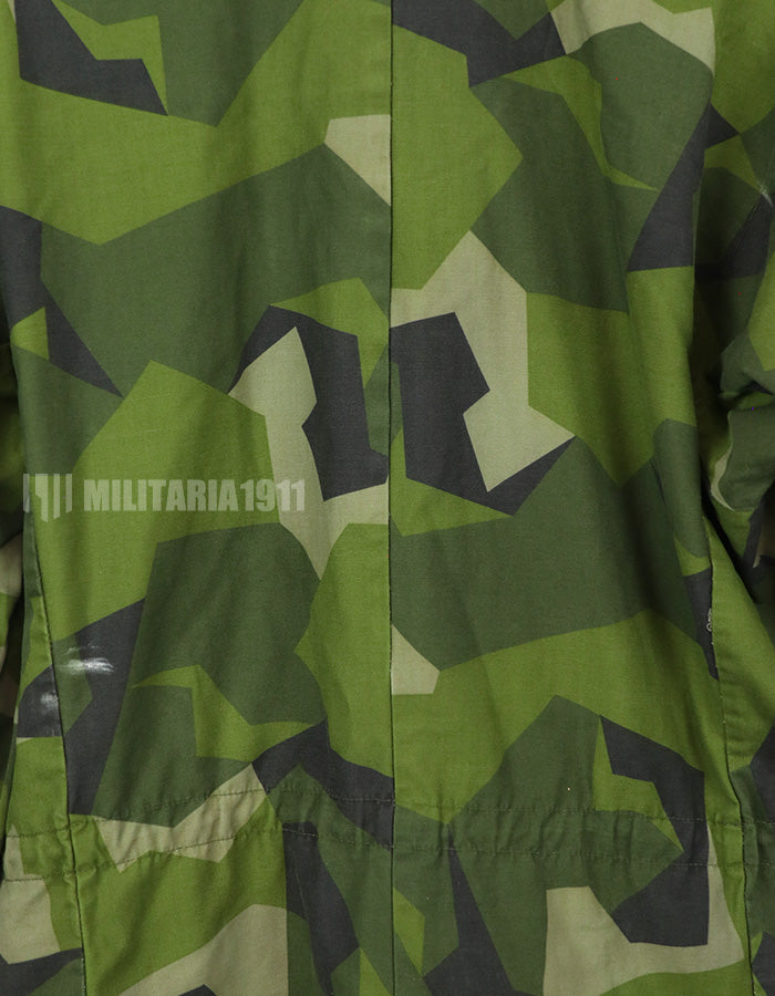 実物　スウェーデン軍　M90 カモフラージュ　フィールドジャケット　1993年製　軍官給品 B