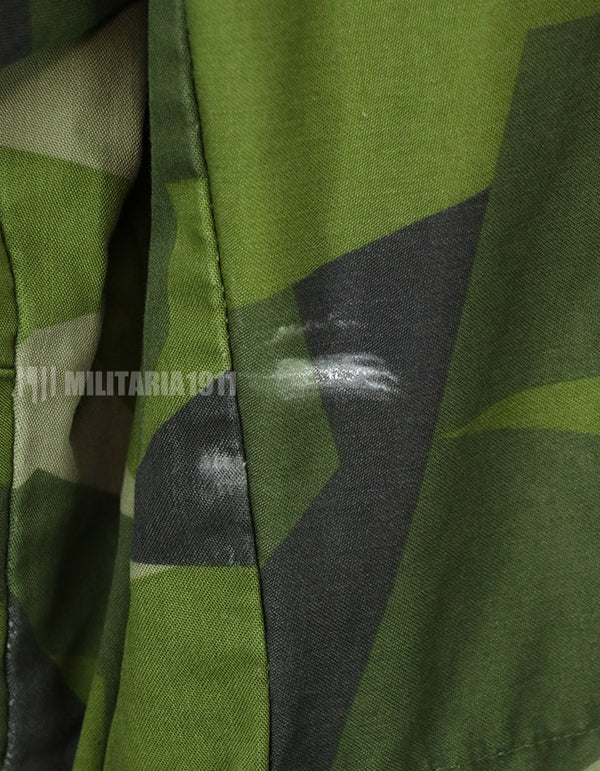 実物　スウェーデン軍　M90 カモフラージュ　フィールドジャケット　1993年製　軍官給品 B