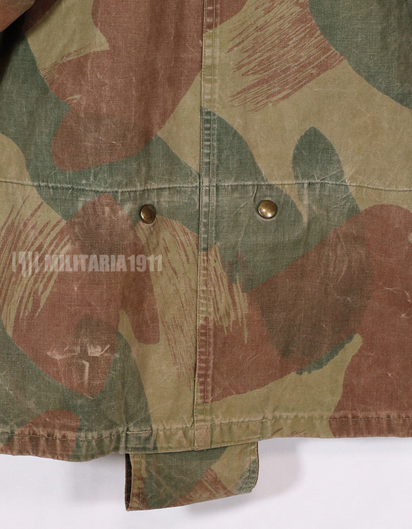 実物　1950年代　ベルギー軍　空挺兵　迷彩アノラック　退色あり　中古品