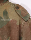 実物　1950年代　ベルギー軍　空挺兵　迷彩アノラック　退色あり　中古品