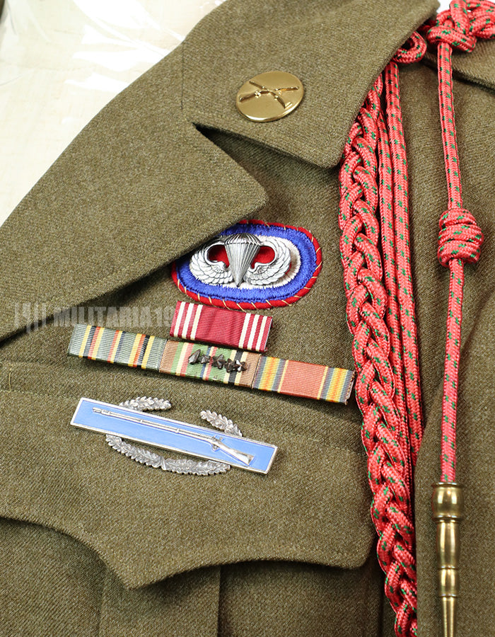 実物セット　アメリカ陸軍　第82空挺師団　アイクジャケットグルーピングセット　軍歴付