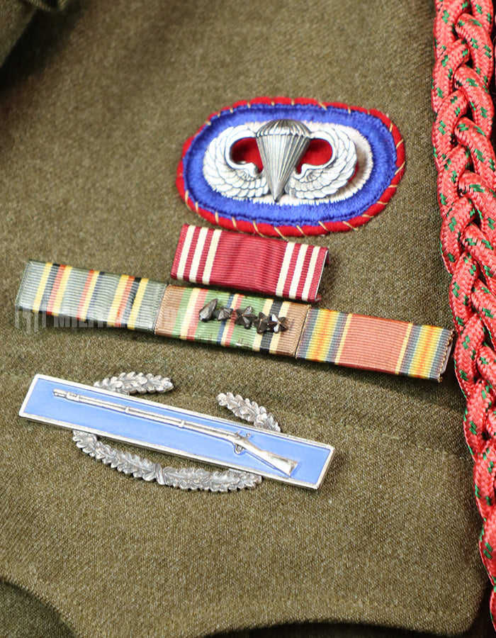 実物セット　アメリカ陸軍　第82空挺師団　アイクジャケットグルーピングセット　軍歴付