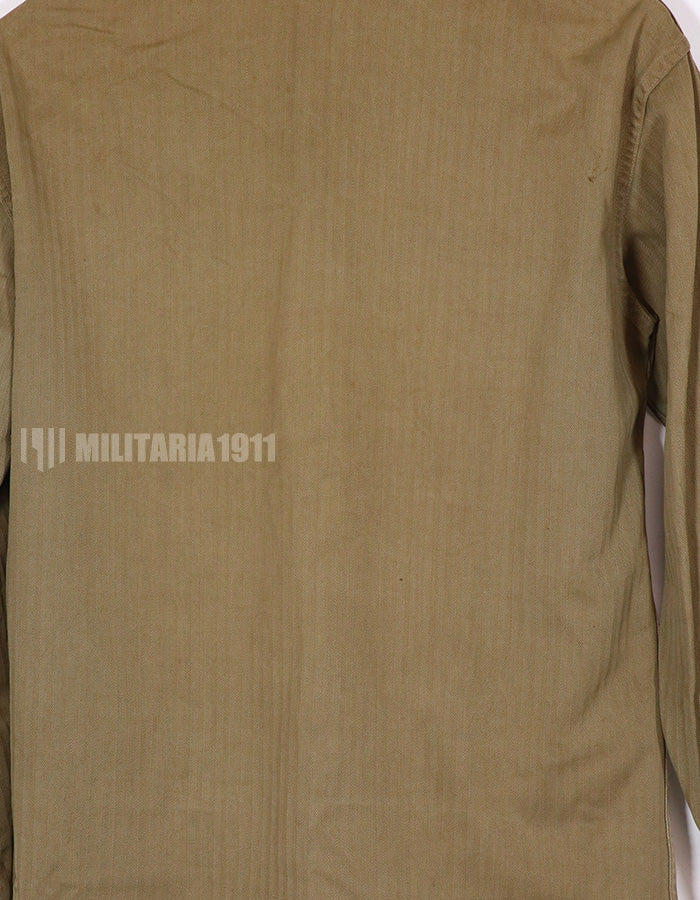 実物　USMC　第二次世界大戦　P-41 HBTユニフォーム　日焼け・破れあり