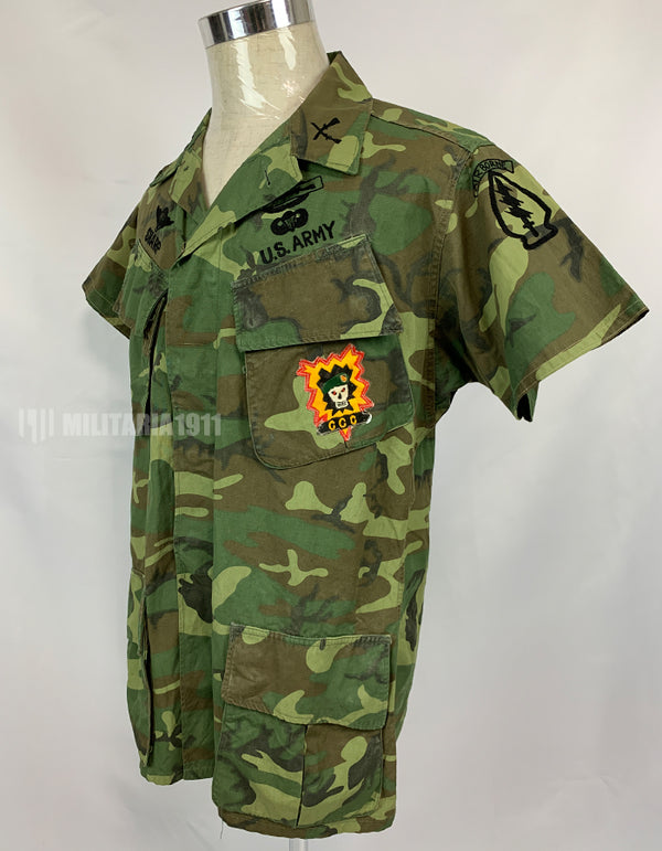 実物　アメリカ陸軍　ERDL　特殊部隊隊員　ジャケット