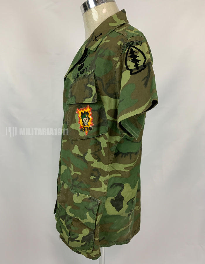 Original U.S. Army None RipStop Fabric ERDL Special Forces Jacket MACV SOG 