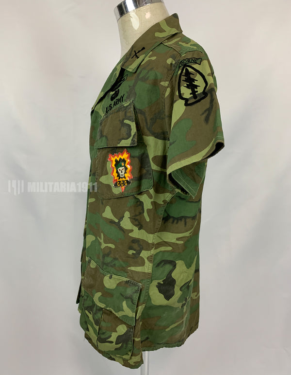 Original U.S. Army None RipStop Fabric ERDL Special Forces Jacket MACV SOG 