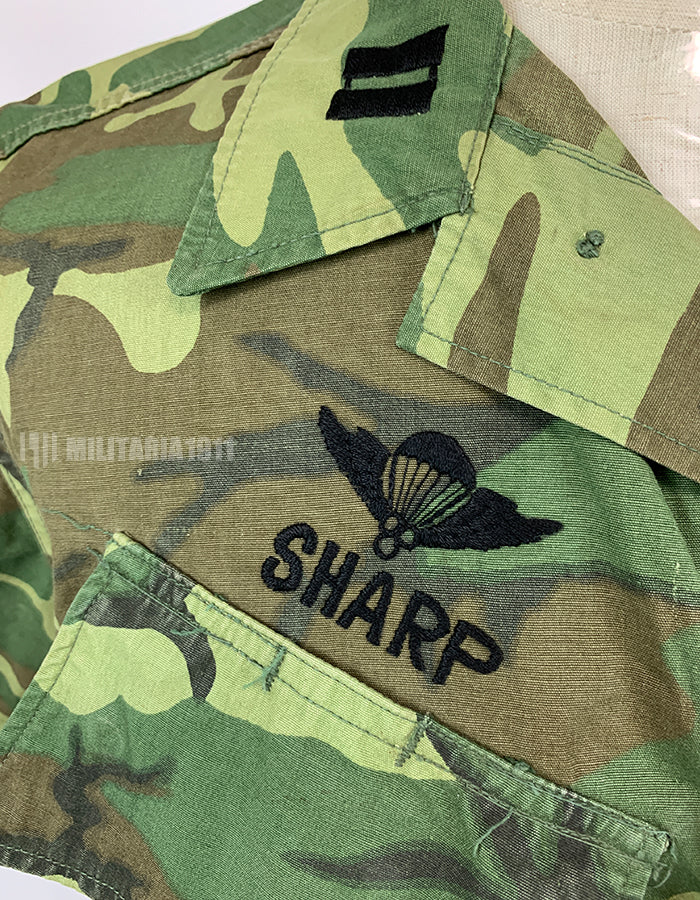 Original U.S. Army None RipStop Fabric ERDL Special Forces Jacket MACV SOG 