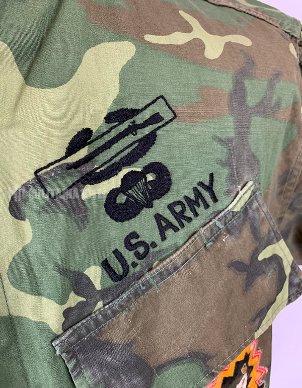 Original U.S. Army None RipStop Fabric ERDL Special Forces Jacket MACV SOG 