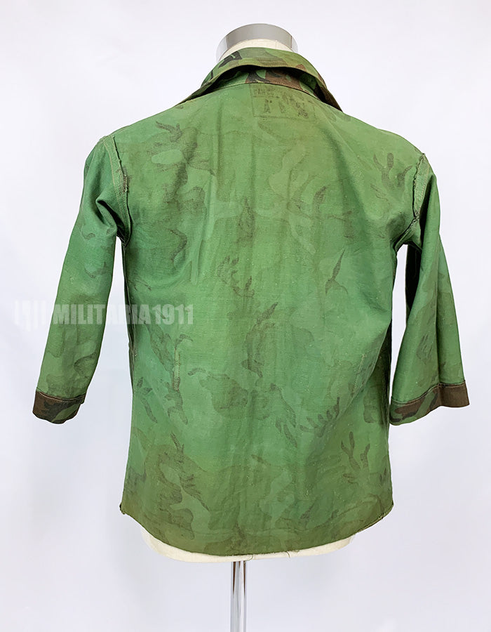 Original South Vietnam Army Airborne Division ERDL Leaf Combat Uniform Top and Bottom Set