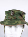 実物　ローカルメイド ERDL ブーニーハット　ARVN下士官階級章 金属章付き