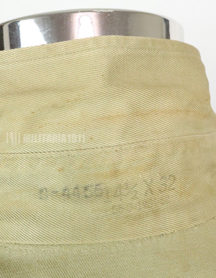 実物　アメリカ陸軍　コットンカーキシャツ　サービスシャツ　階級章　パッチ付き 1st Signal Bde