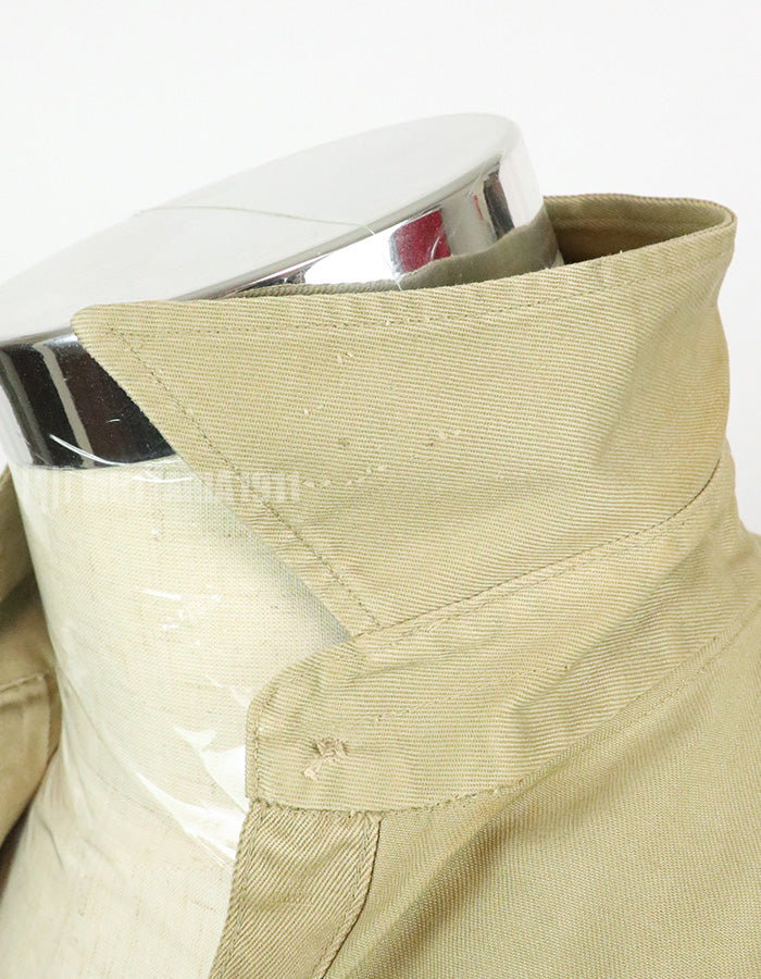 実物　アメリカ陸軍　コットンカーキシャツ　サービスシャツ　階級章　パッチ付き 1st Signal Bde