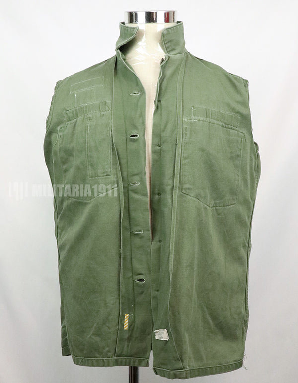 実物　アメリカ陸軍　ユーティリティシャツ　OG-107 　第一師団パッチなど徽章付（後付け）