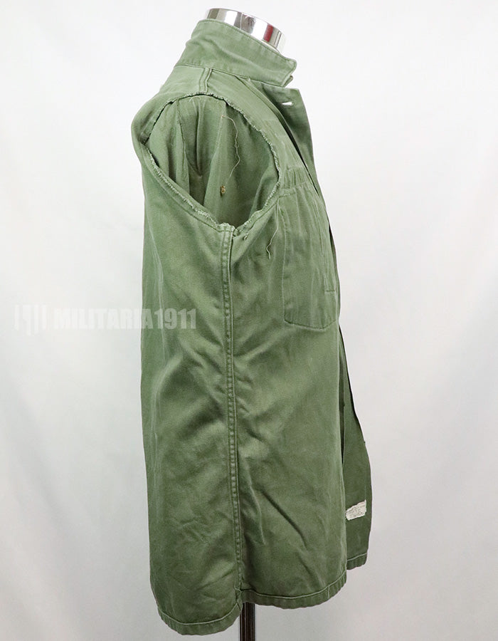 実物　アメリカ陸軍　ユーティリティシャツ　OG-107 　第一師団パッチなど徽章付（後付け）