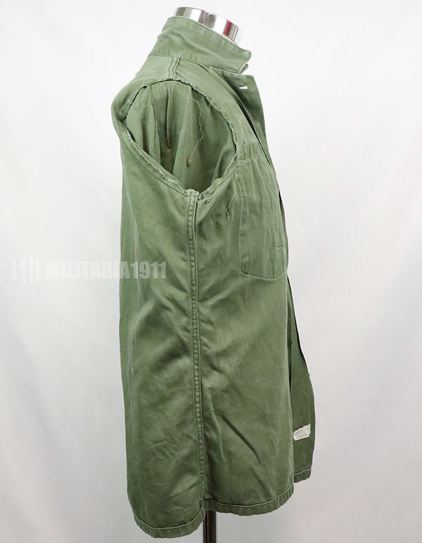 実物　アメリカ陸軍　ユーティリティシャツ　OG-107 　第一師団パッチなど徽章付（後付け）