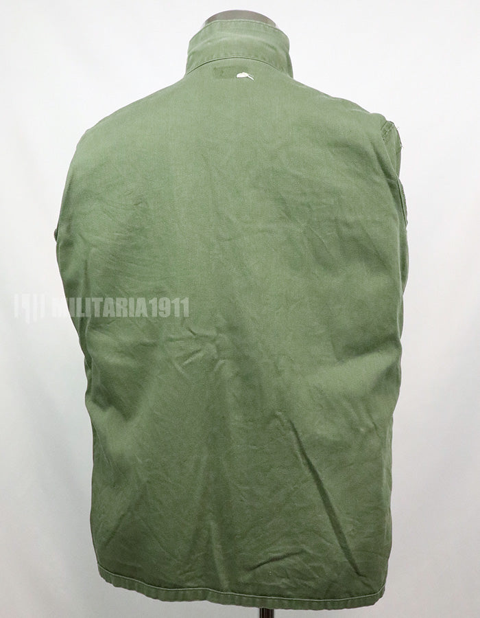 実物　アメリカ陸軍　ユーティリティシャツ　OG-107 　第一師団パッチなど徽章付（後付け）