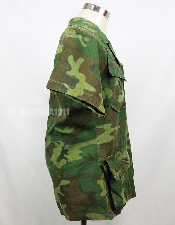 実物　アメリカ空軍　US AIR FORCE ERDL ジャングルファティーグ ショートスリーブカスタム