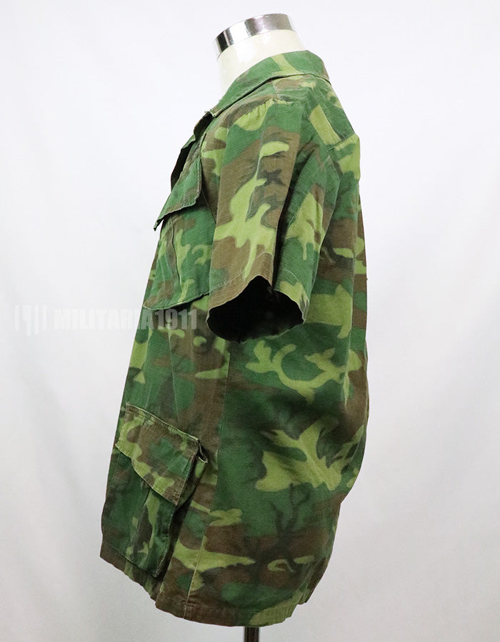 実物　アメリカ空軍　US AIR FORCE ERDL ジャングルファティーグ ショートスリーブカスタム