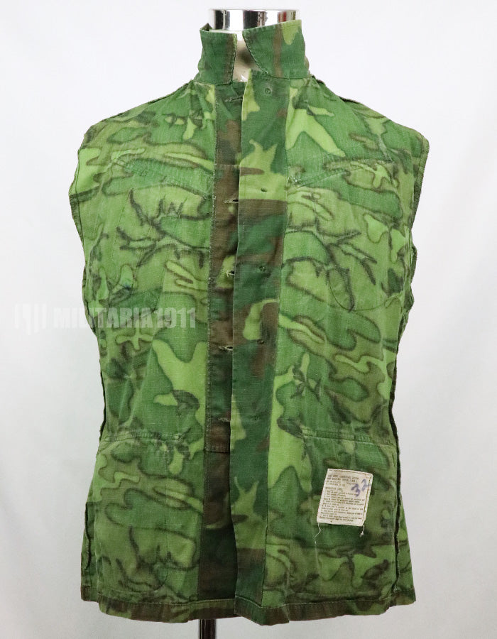 実物　アメリカ空軍　US AIR FORCE ERDL ジャングルファティーグ ショートスリーブカスタム