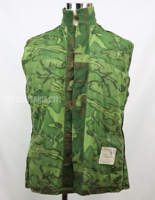 実物　アメリカ空軍　US AIR FORCE ERDL ジャングルファティーグ ショートスリーブカスタム