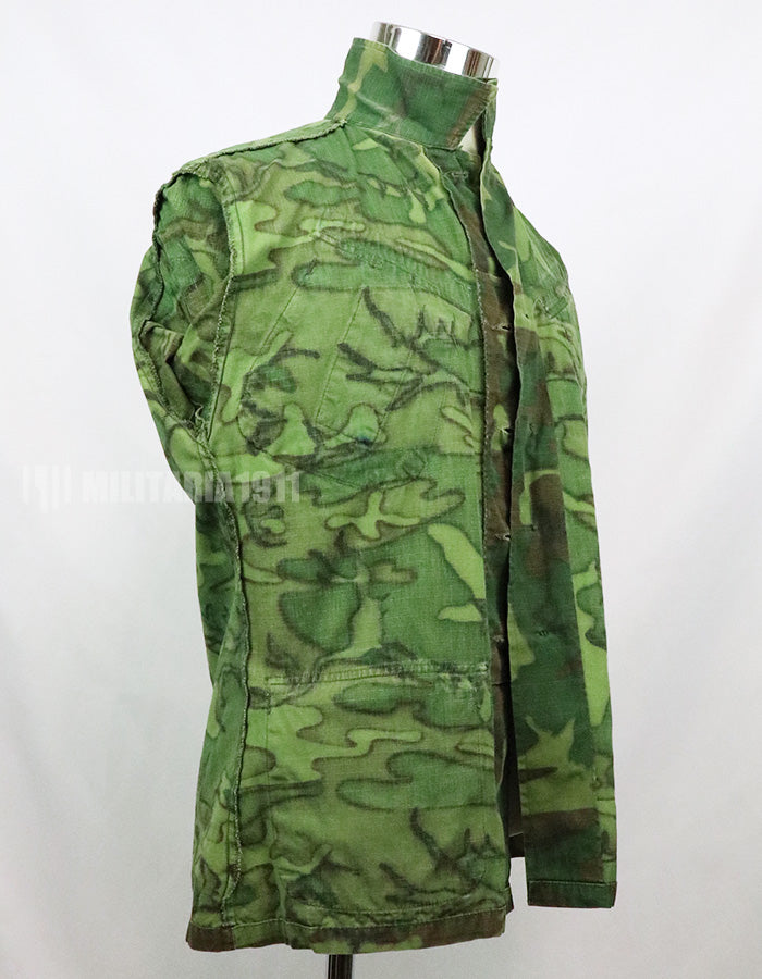 実物　アメリカ空軍　US AIR FORCE ERDL ジャングルファティーグ ショートスリーブカスタム