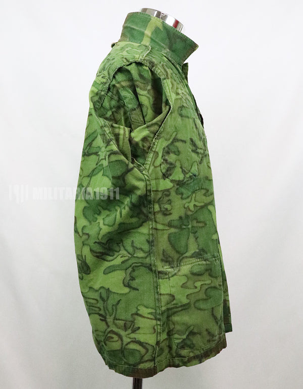 実物　アメリカ空軍　US AIR FORCE ERDL ジャングルファティーグ ショートスリーブカスタム