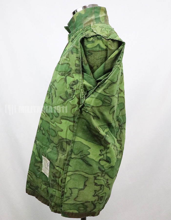 実物　アメリカ空軍　US AIR FORCE ERDL ジャングルファティーグ ショートスリーブカスタム