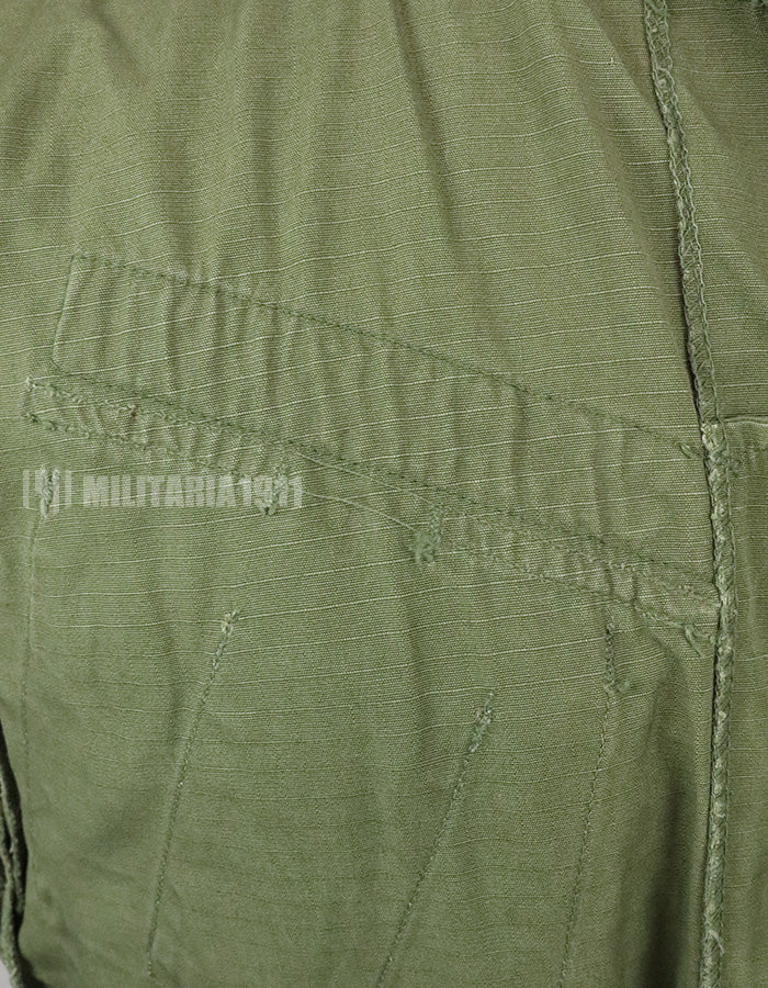 実物　アメリカ空軍　後期型ジャングルファティーグ　ショートスリーブカスタム　徽章付き 1969年契約