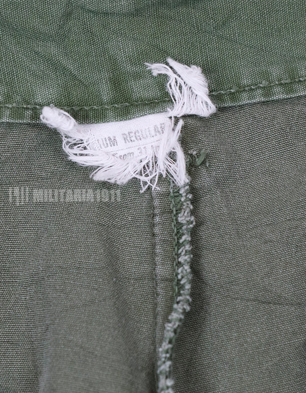 実物　ジャングルファティーグパンツ　ノンリップストップ生地　使用感あり