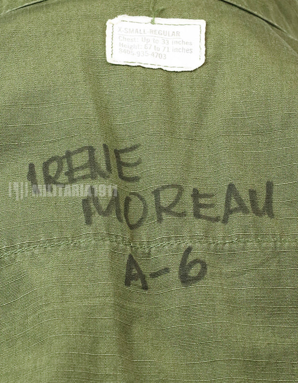 実物　後期型　ジャングルファティーグ　リップストップ　X-Smallサイズ