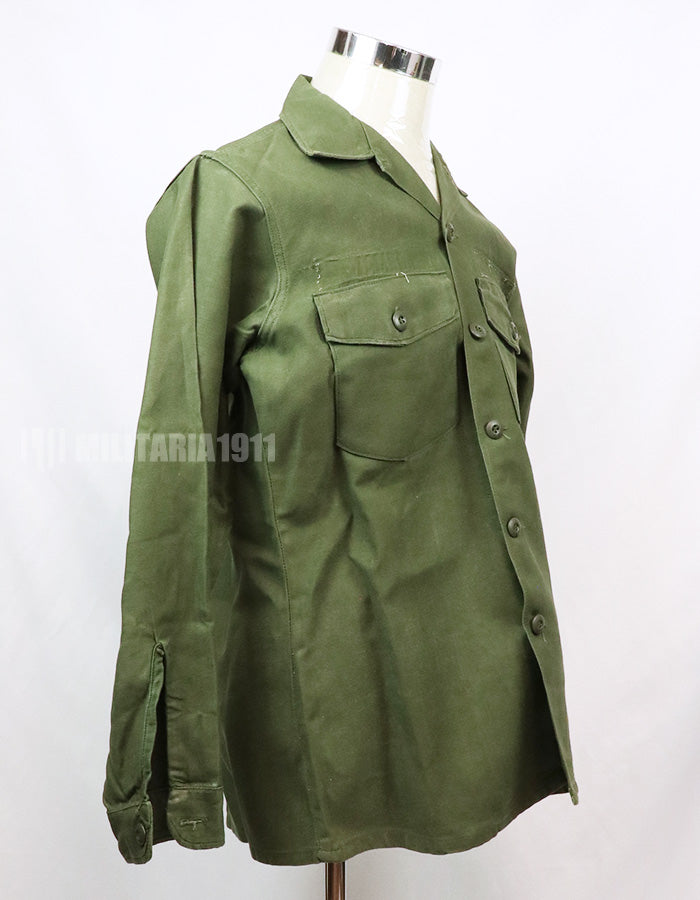実物　ユーティリティシャツ OG-107 　放出品　1970年製 戦中ロット コンディション中