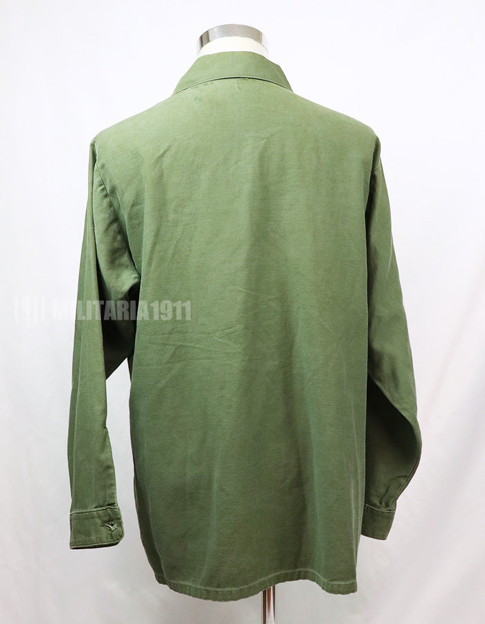 実物　ユーティリティシャツ OG-107 　放出品　1973年製 戦後ロット コンディション良い　大きいサイズ