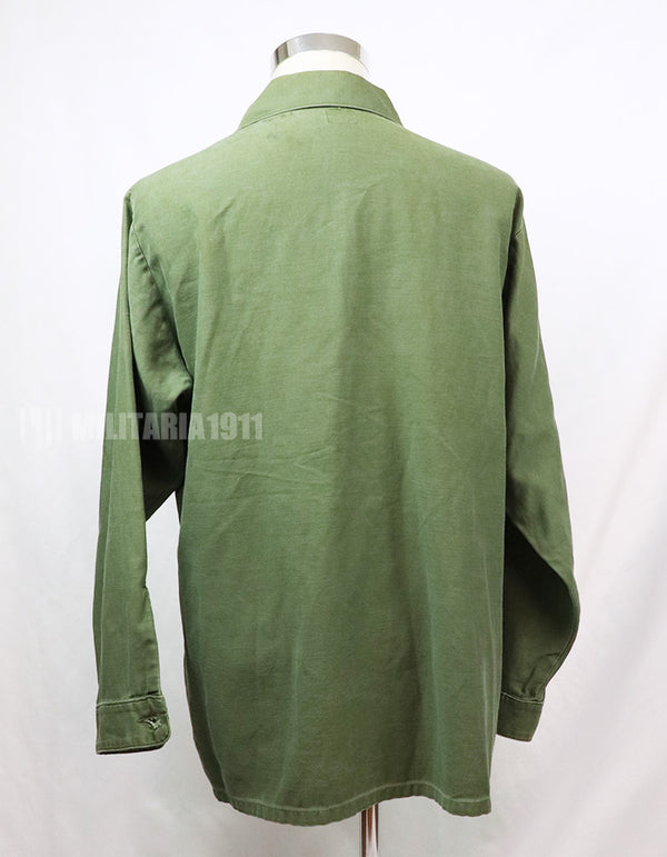 実物　ユーティリティシャツ OG-107 　放出品　1973年製 戦後ロット コンディション良い　大きいサイズ