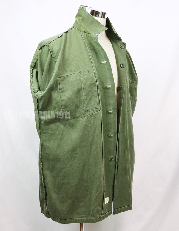 実物　ユーティリティシャツ OG-107 　放出品　1973年製 戦後ロット コンディション良い　大きいサイズ