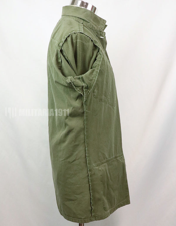 実物　後期型　リップストップ生地　ジャングル・ファティーグ　S-L パッチ取り外し跡あり