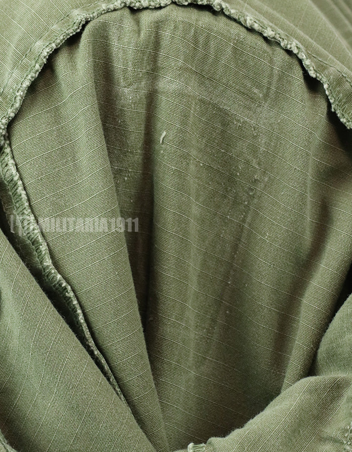 実物　後期型　リップストップ生地　ジャングル・ファティーグ　S-L パッチ取り外し跡あり