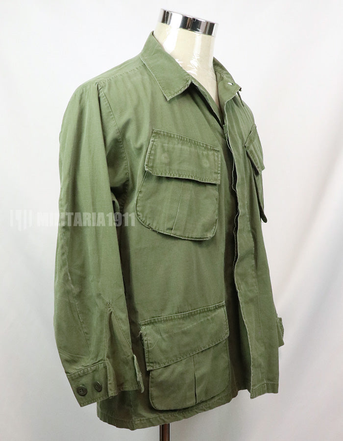 後期型　リップストップ生地　ジャングル・ファティーグ　S-R 一部破損有り 1968年製