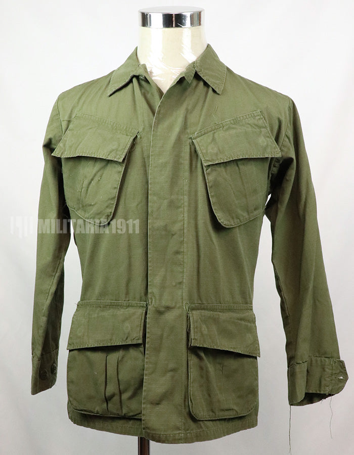 後期型　リップストップ生地　ジャングル・ファティーグ　X-S-S 1970年製 ボタン欠損　破損あり