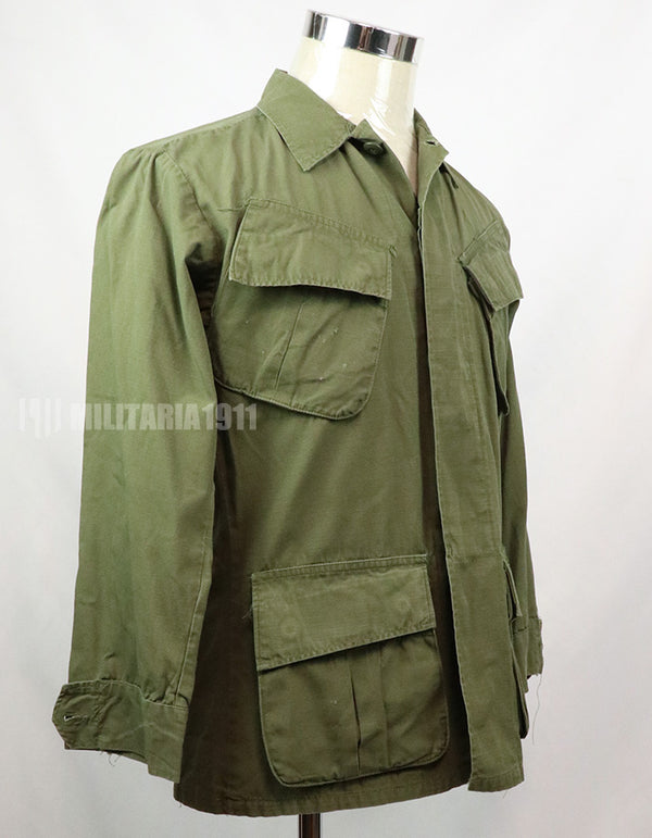 後期型　リップストップ生地　ジャングル・ファティーグ　X-S-S 1970年製 ボタン欠損　破損あり