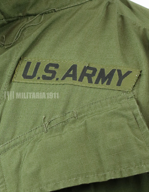 後期型　リップストップ生地　ジャングル・ファティーグ　X-S-R テープ付 1970年製