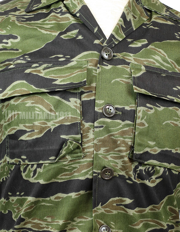 実物　レイトウォーライトウェイトデンスパターン　タイガーストライプ　シャツ　未使用品　CISO製