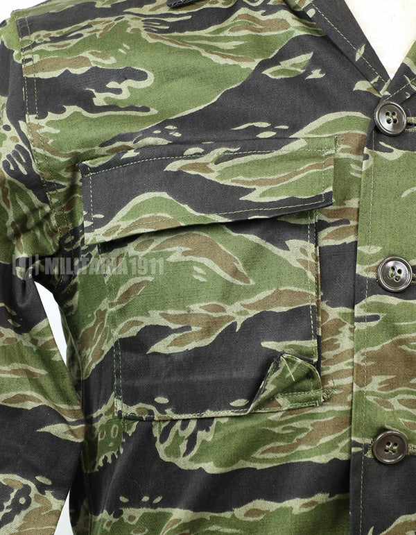 実物　レイトウォーライトウェイトデンスパターン　タイガーストライプ　シャツ　未使用品　CISO製