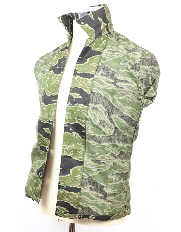 実物　レイトウォーライトウェイトデンスパターン　タイガーストライプ　シャツ　未使用品　CISO製